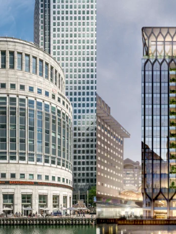 Reconfiguring 30 South Colonnade, Canary Wharf